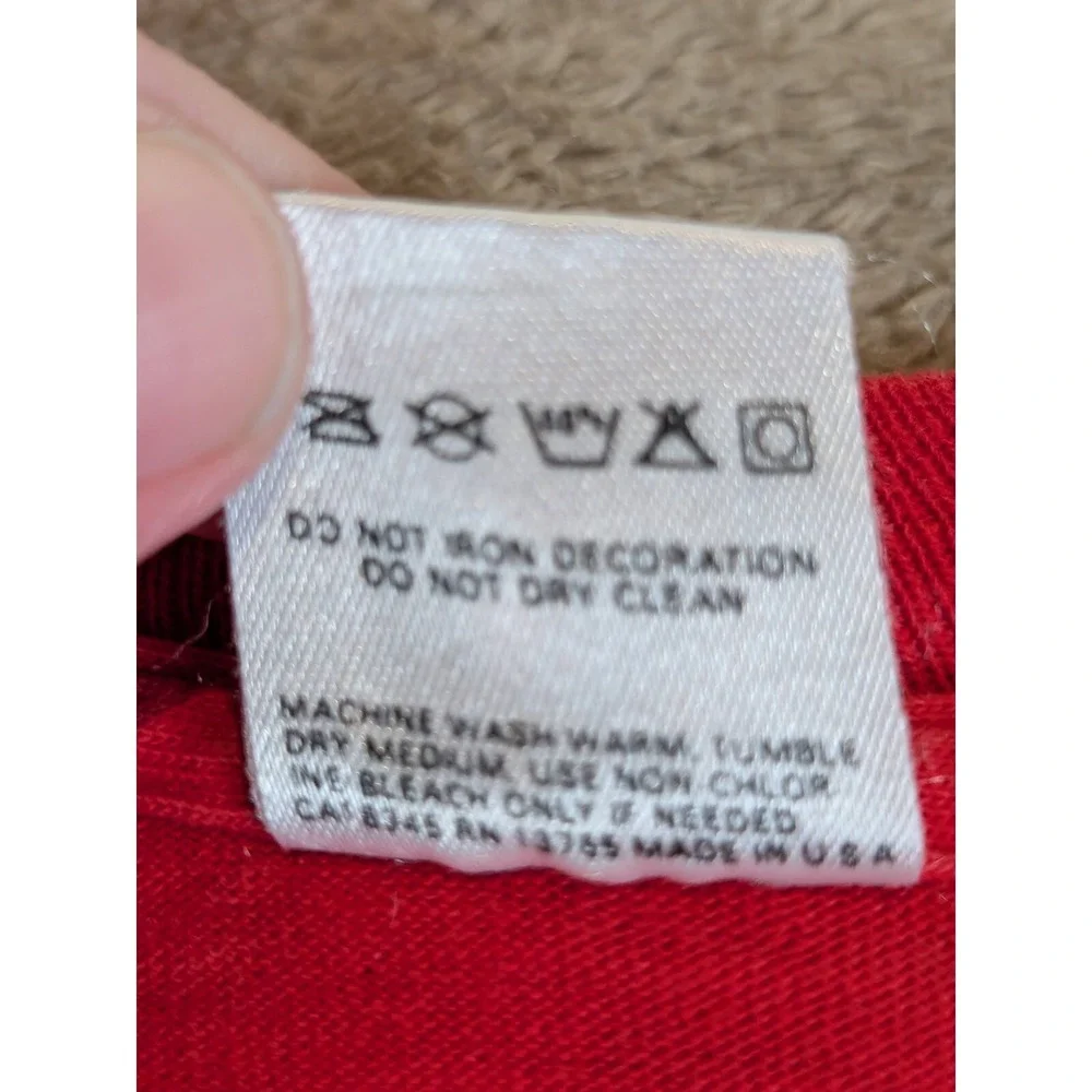 Vintage Fresno State University Bulldogs Red XL T-Shirt 1992 Single Stitch USA